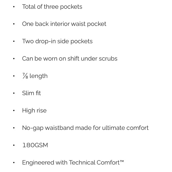 Figs Underscrub leggings Raspberry Sorbet M - Picture 8 of 10